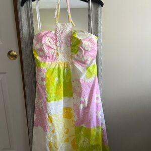 Lilly Pulitzer Pink and White Dress